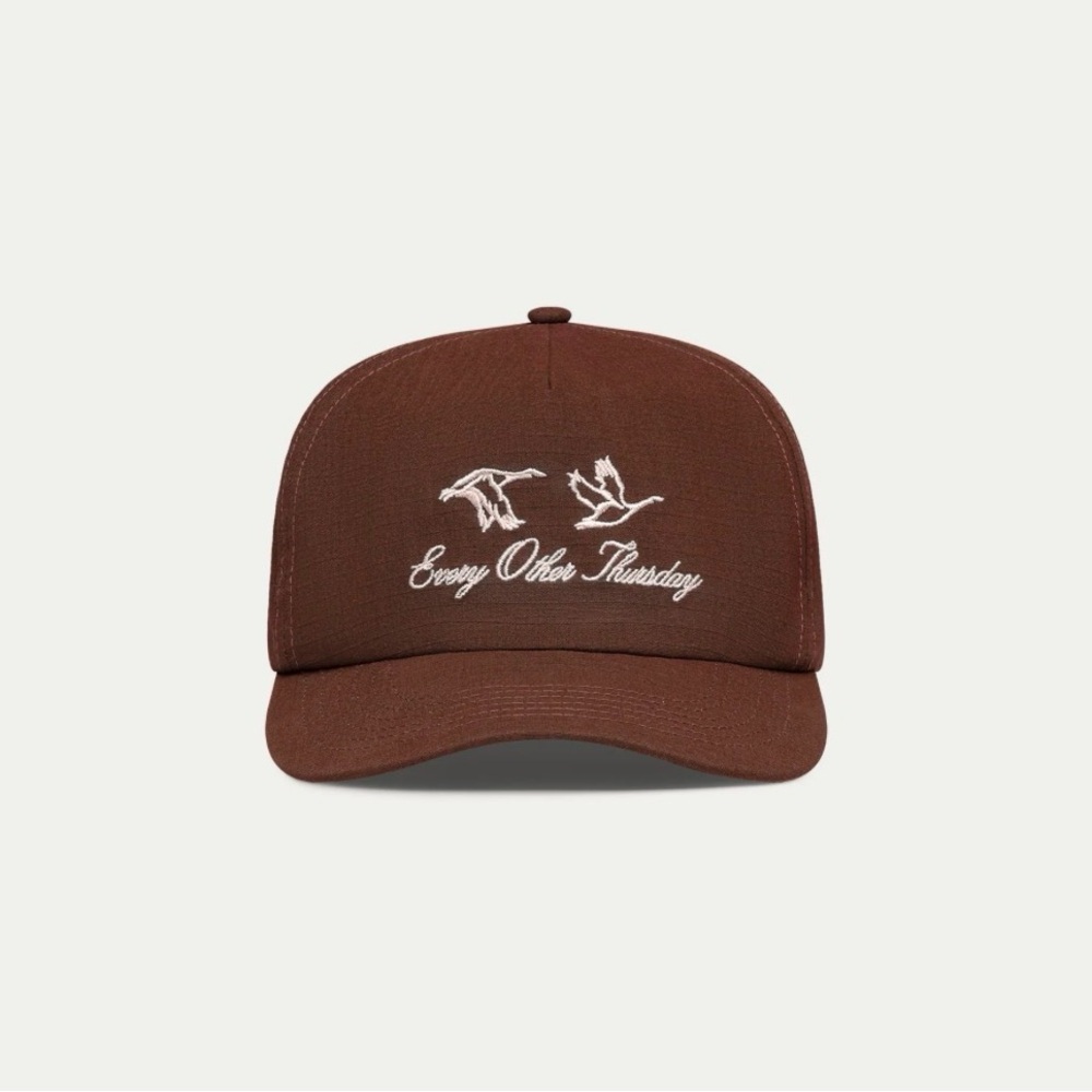 Every Other Thursday Ripstop Geese SnapBack Hat — Brown